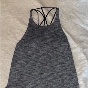 Dark grey lululemon tank top